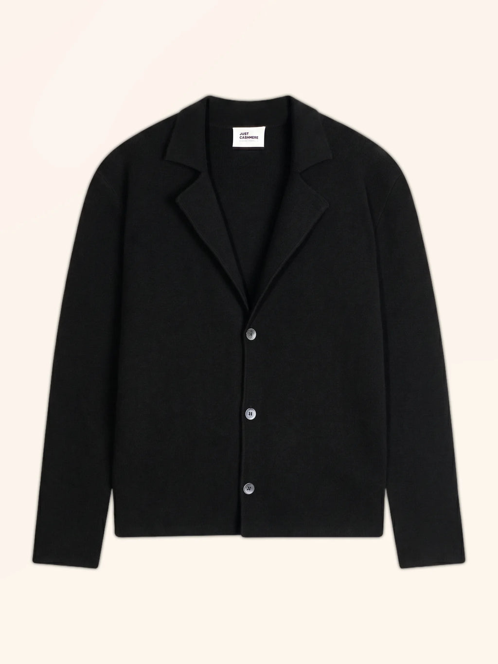 ALVAR jacke geknöpft col tailleur schwarz