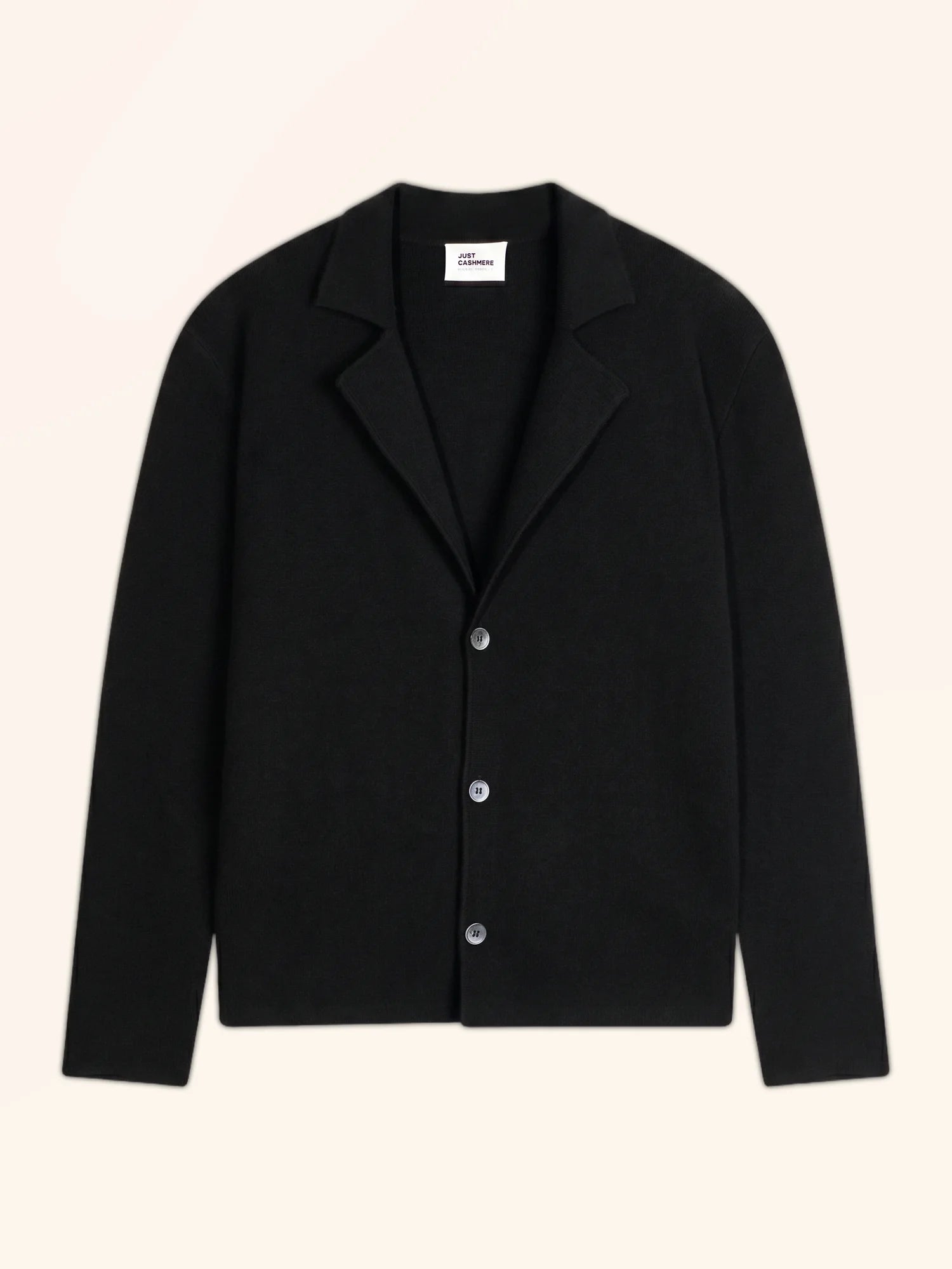 ALVAR jacke geknöpft col tailleur schwarz