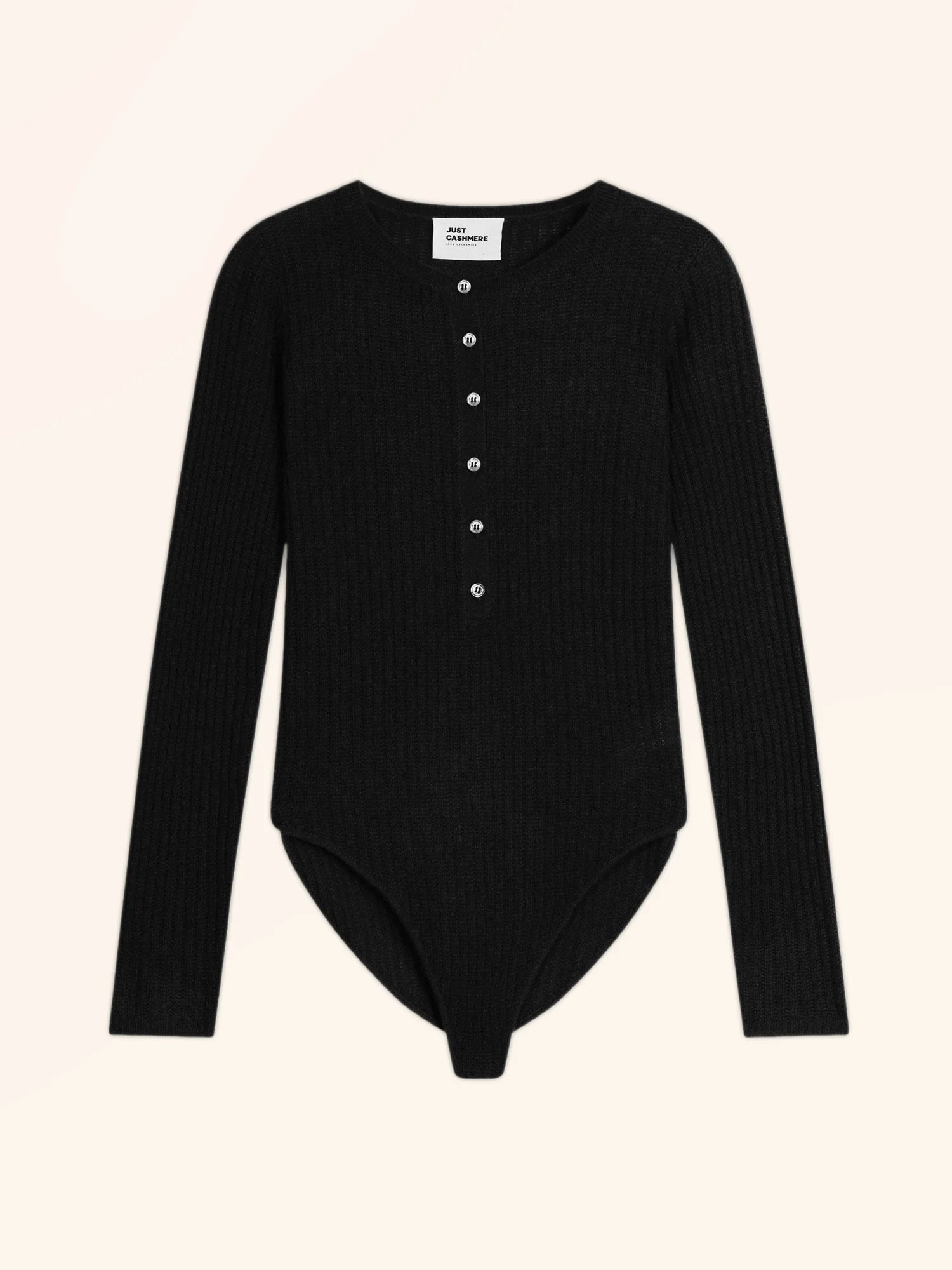 FUNI body boutonné col rond noir