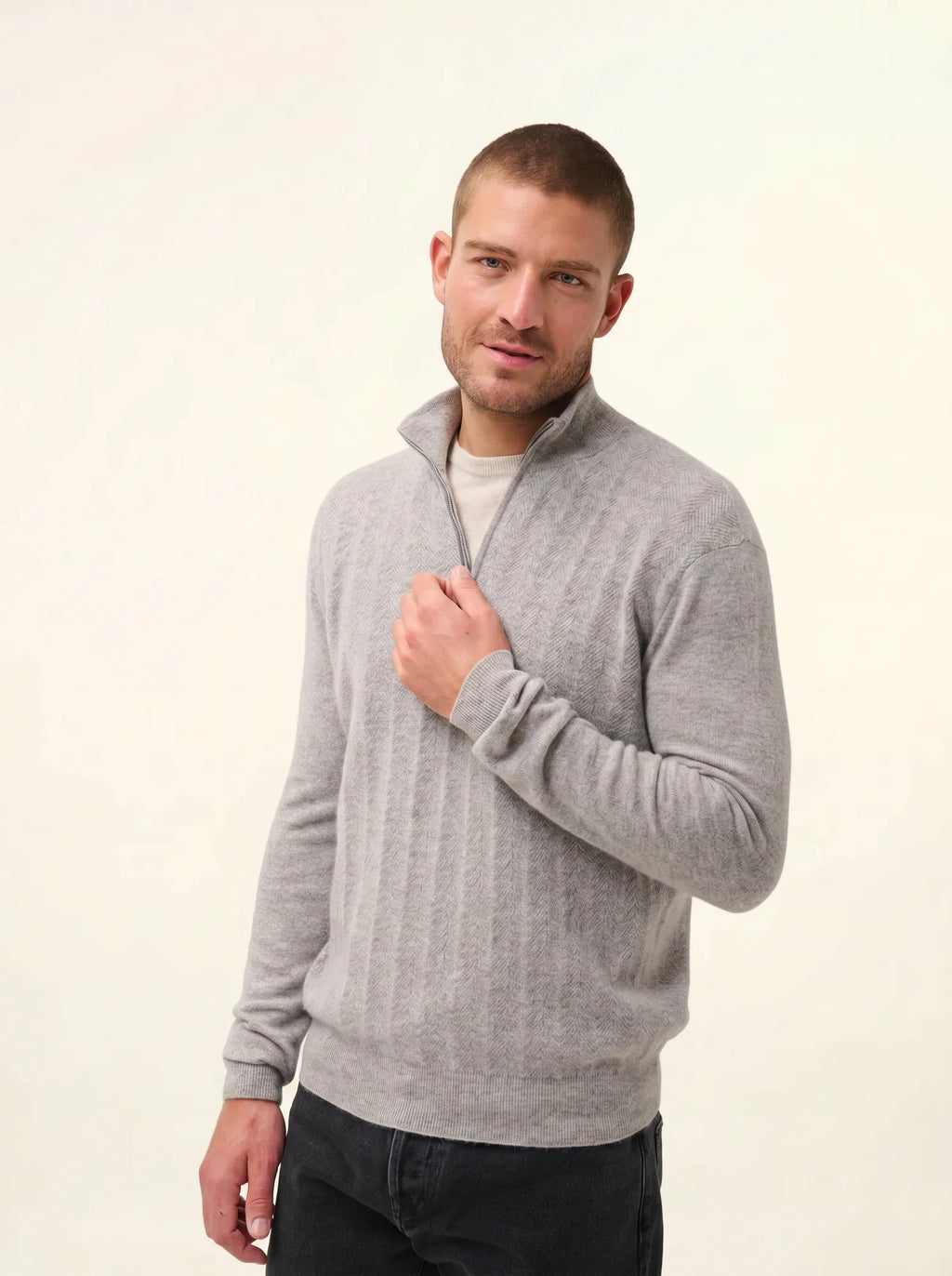 HILMIR pullover dockermütze wolke meliert