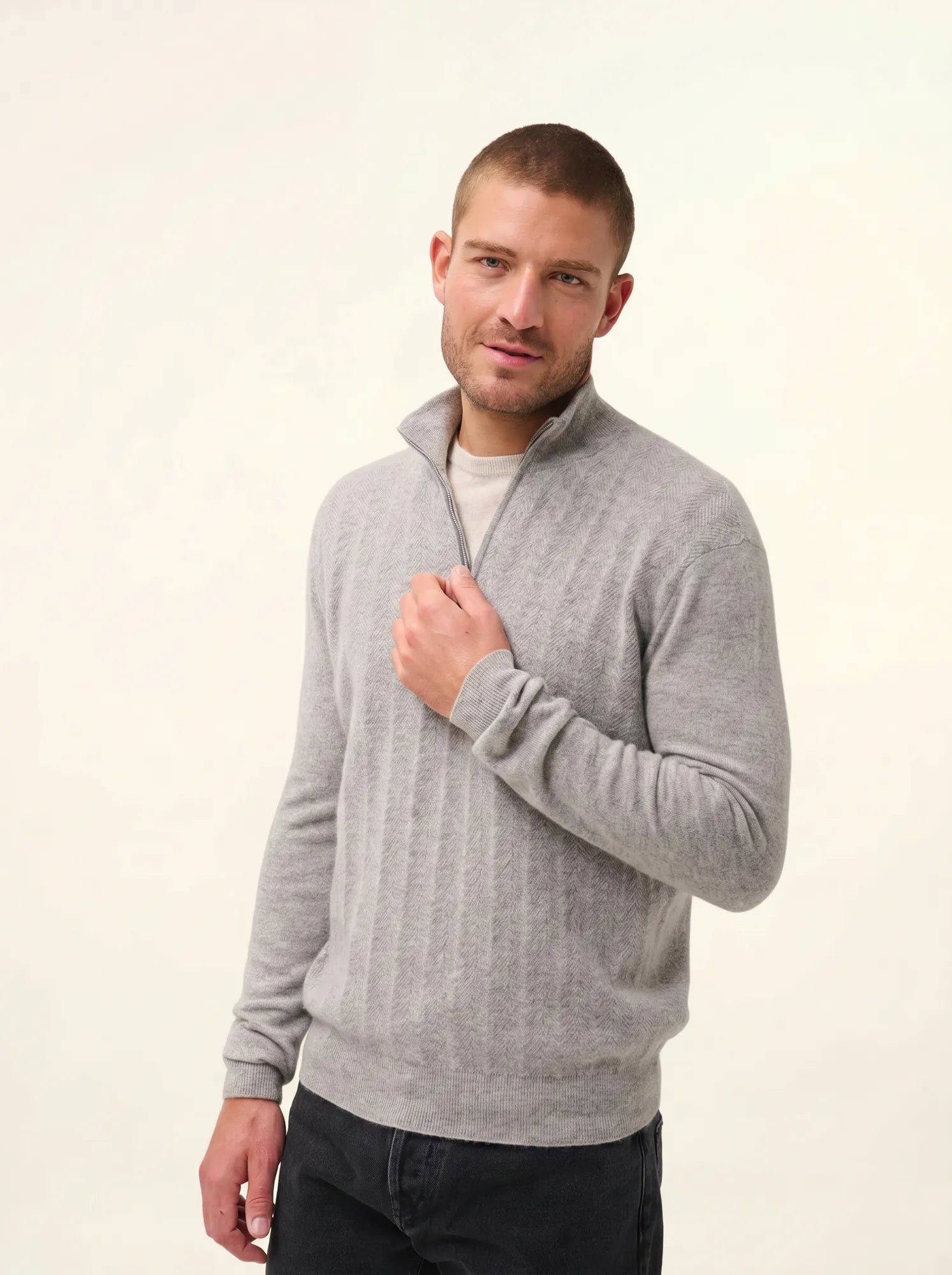 HILMIR pullover dockermütze wolke meliert