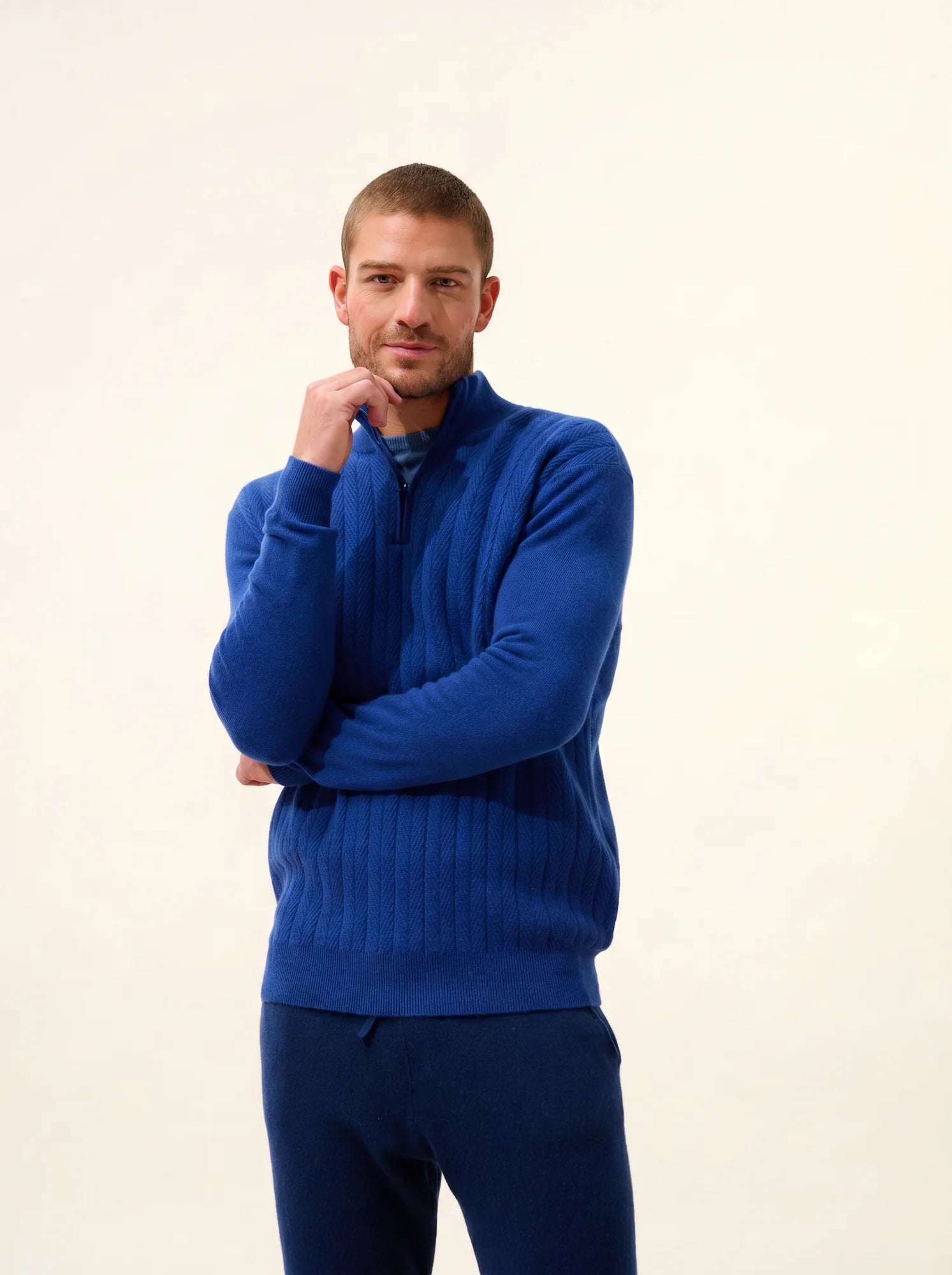 HILMIR pullover dockermütze ultramarin