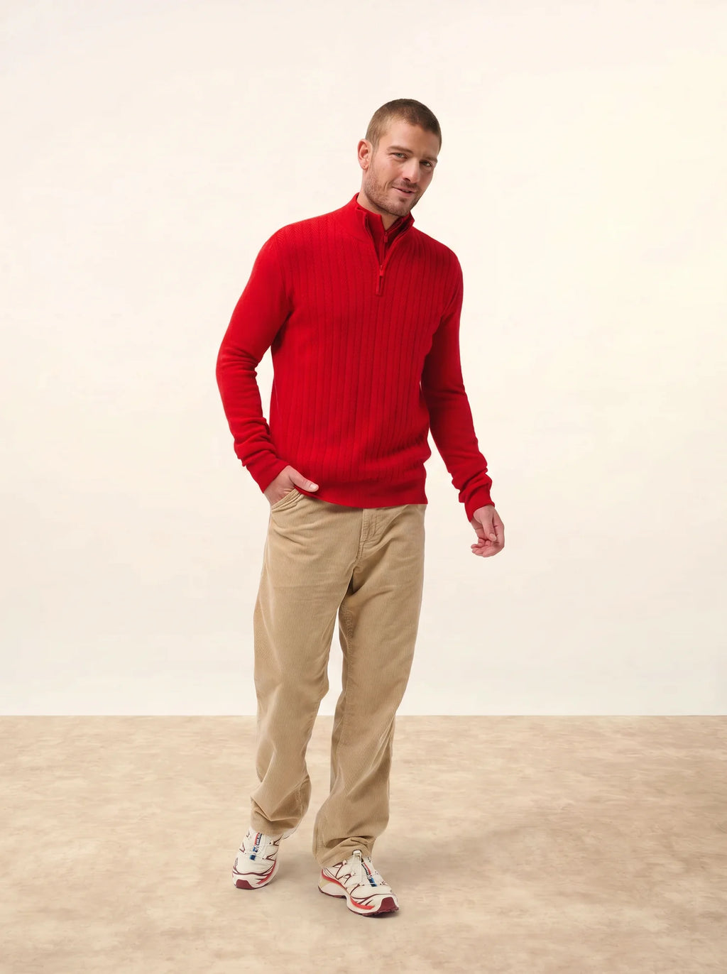HILMIR pullover dockermütze rot