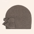 SNORRI Bonnet 4 Fils Taupe Chiné