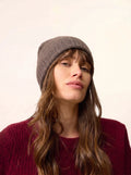 SIGNY bonnet 4 fils taupe chiné