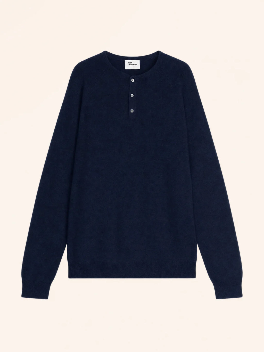 GUZMAN pullover col tunisien marineblau