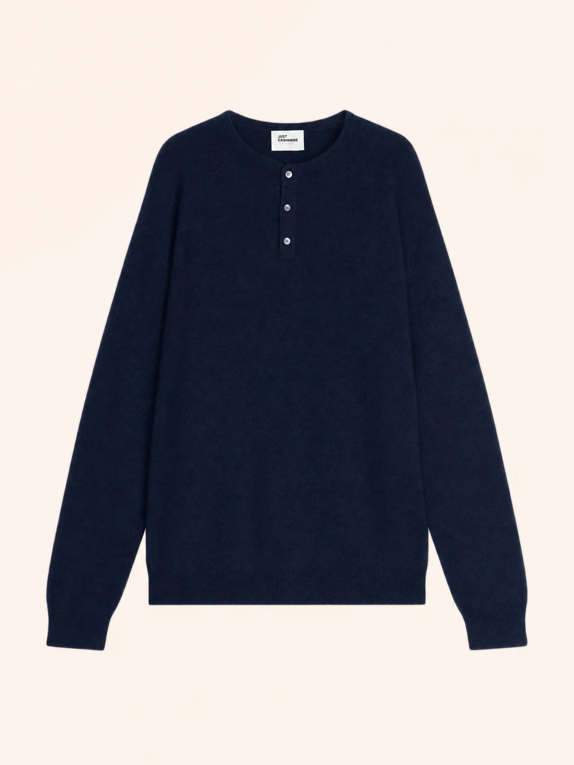 GUZMAN pullover col tunisien marineblau