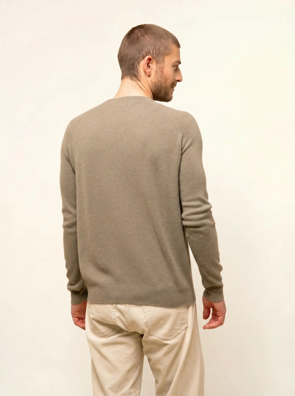 GUZMAN pullover col tunisien army