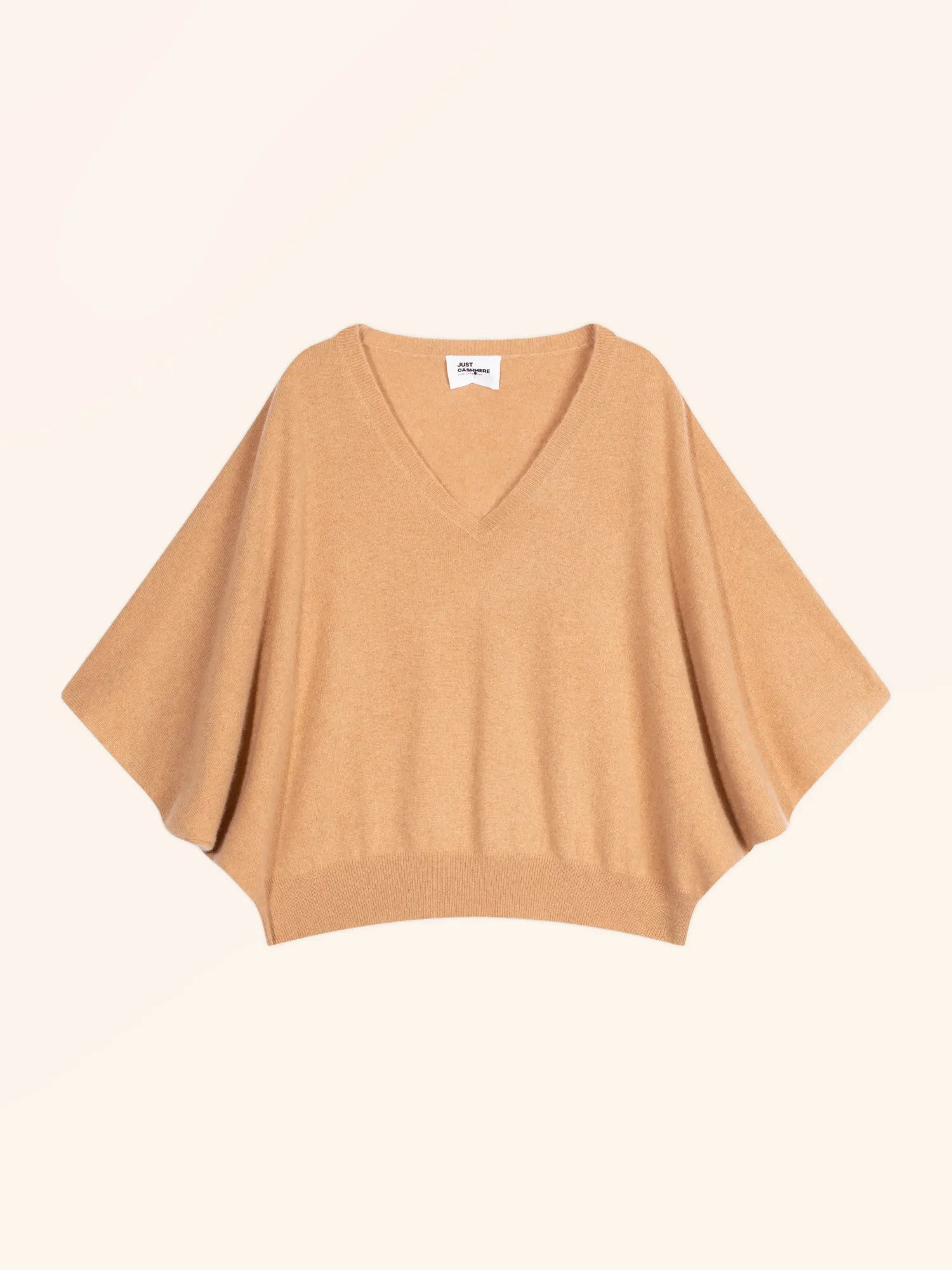 POLO pullover v-ausschnitt chauve souris sahara