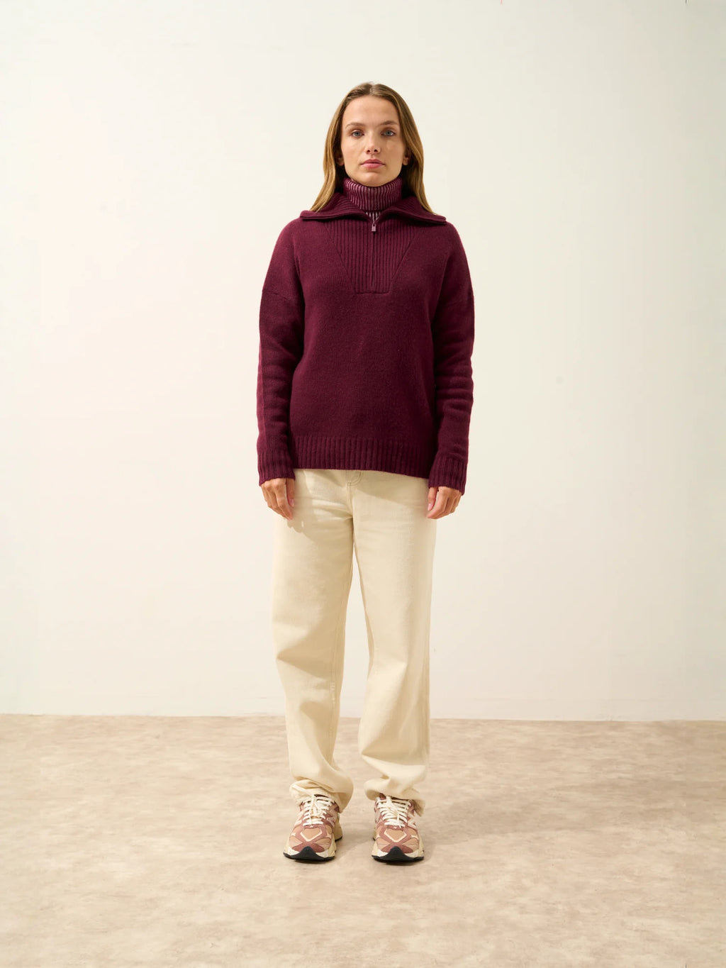 AKAR pullover dockermütze 6-fädig mûre