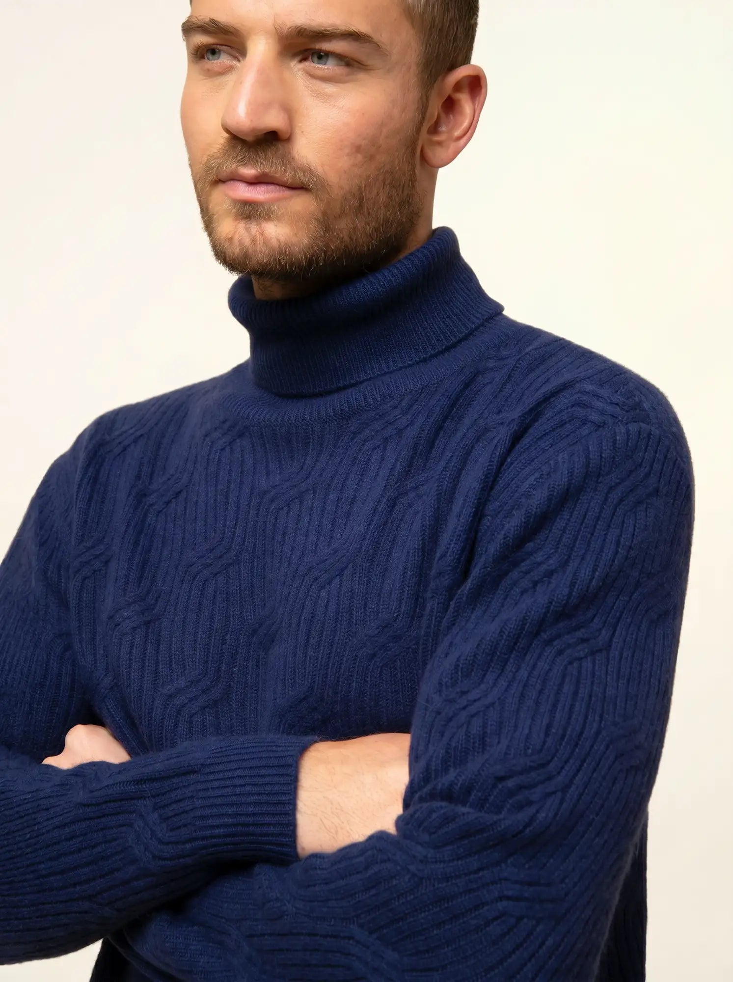 GOBA pullover rollkragen 4-fädig minuit