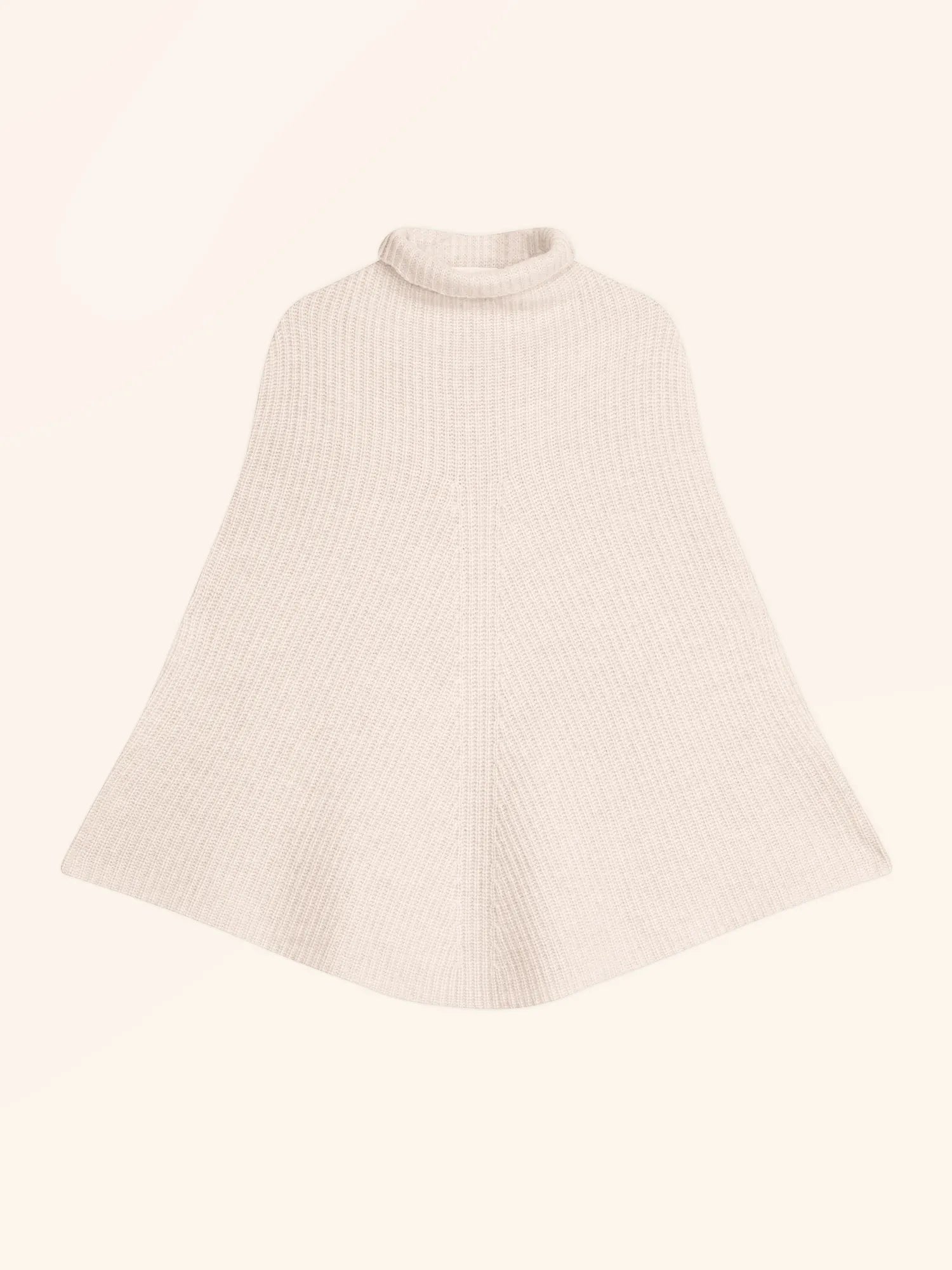 HUARAZ cape stehkragen 6-fädig beige meliert