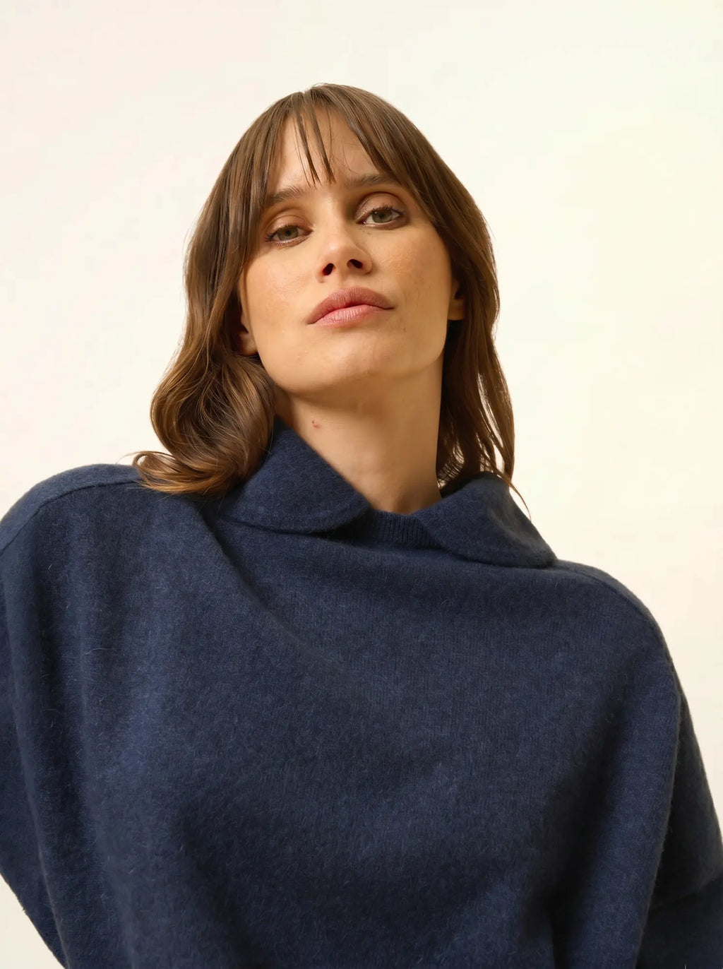 PIURA pullover col claudine nachtblau meliert