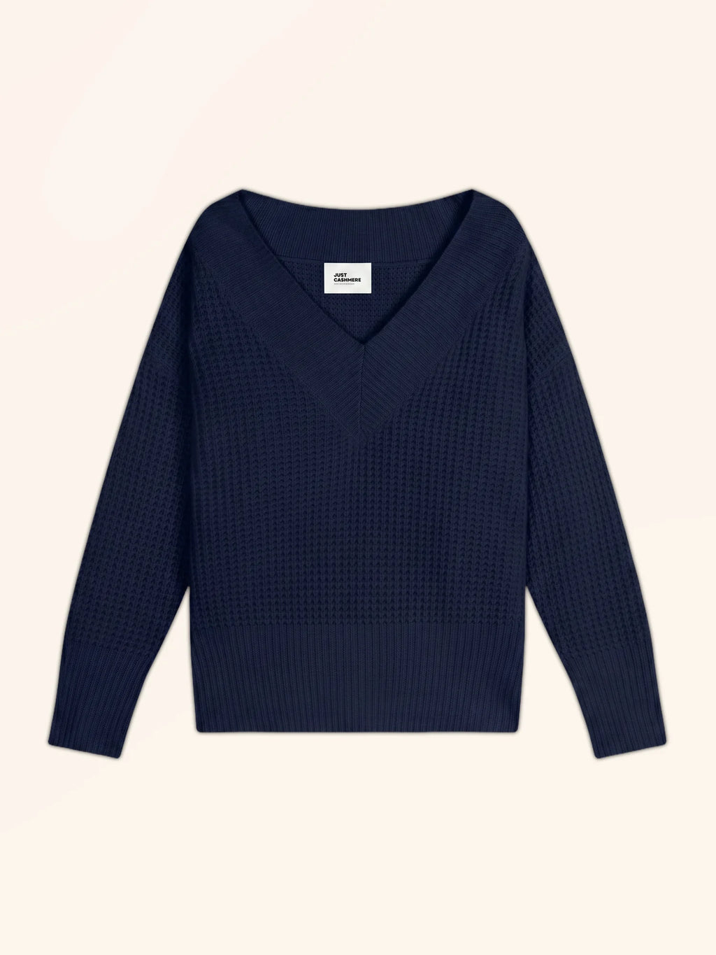 TACNA pullover v-ausschnitt 8-fädig marineblau