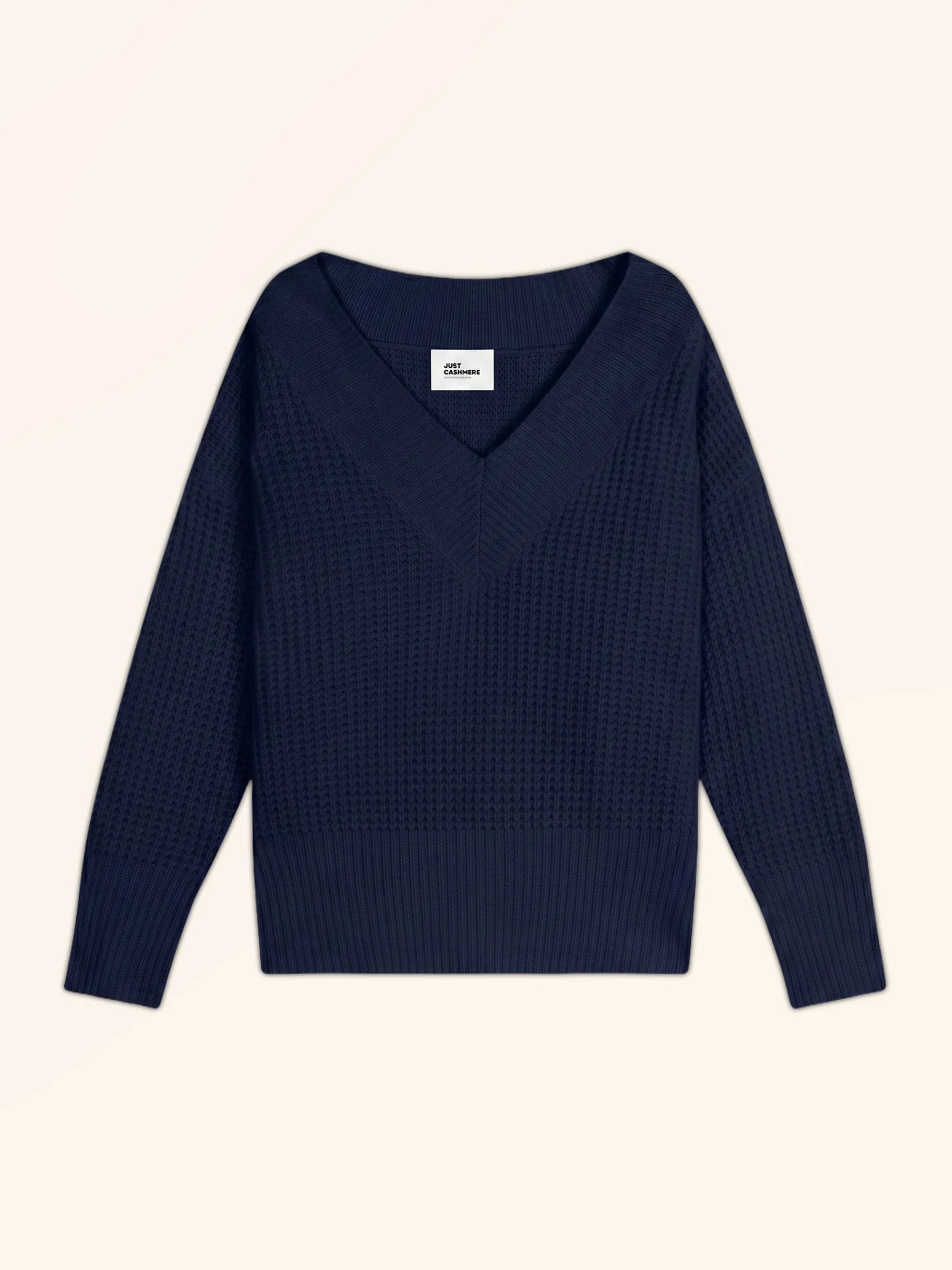 TACNA pullover v-ausschnitt 8-fädig marineblau
