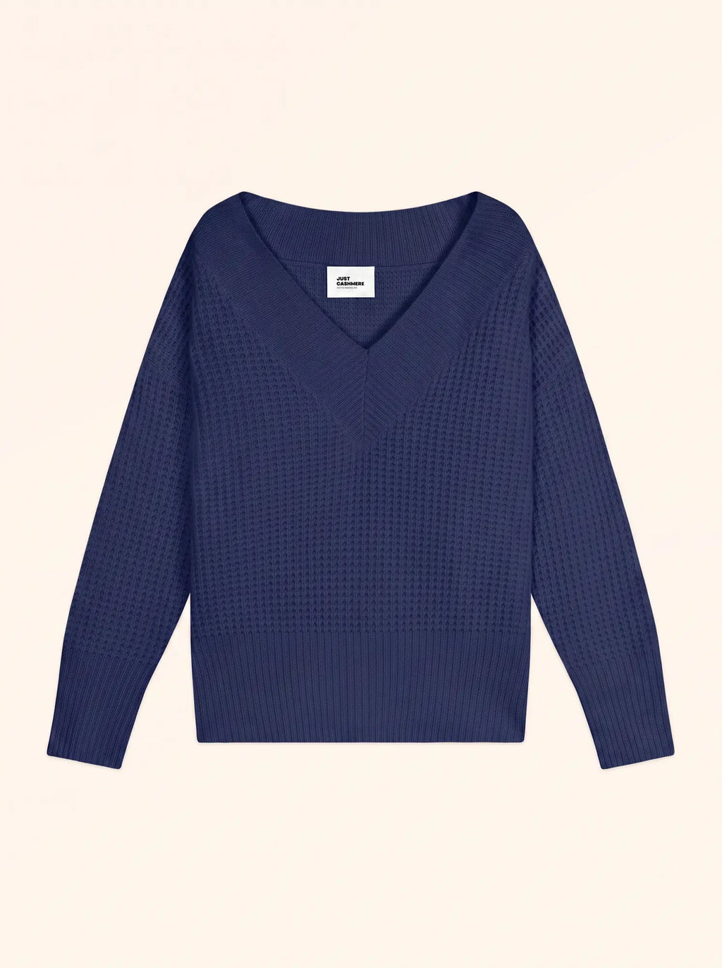 TACNA pullover v-ausschnitt 8-fädig nachtblau