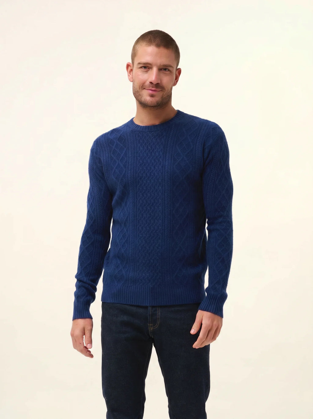 THURID pullover rundhalsausschnitt 4-fädig minuit