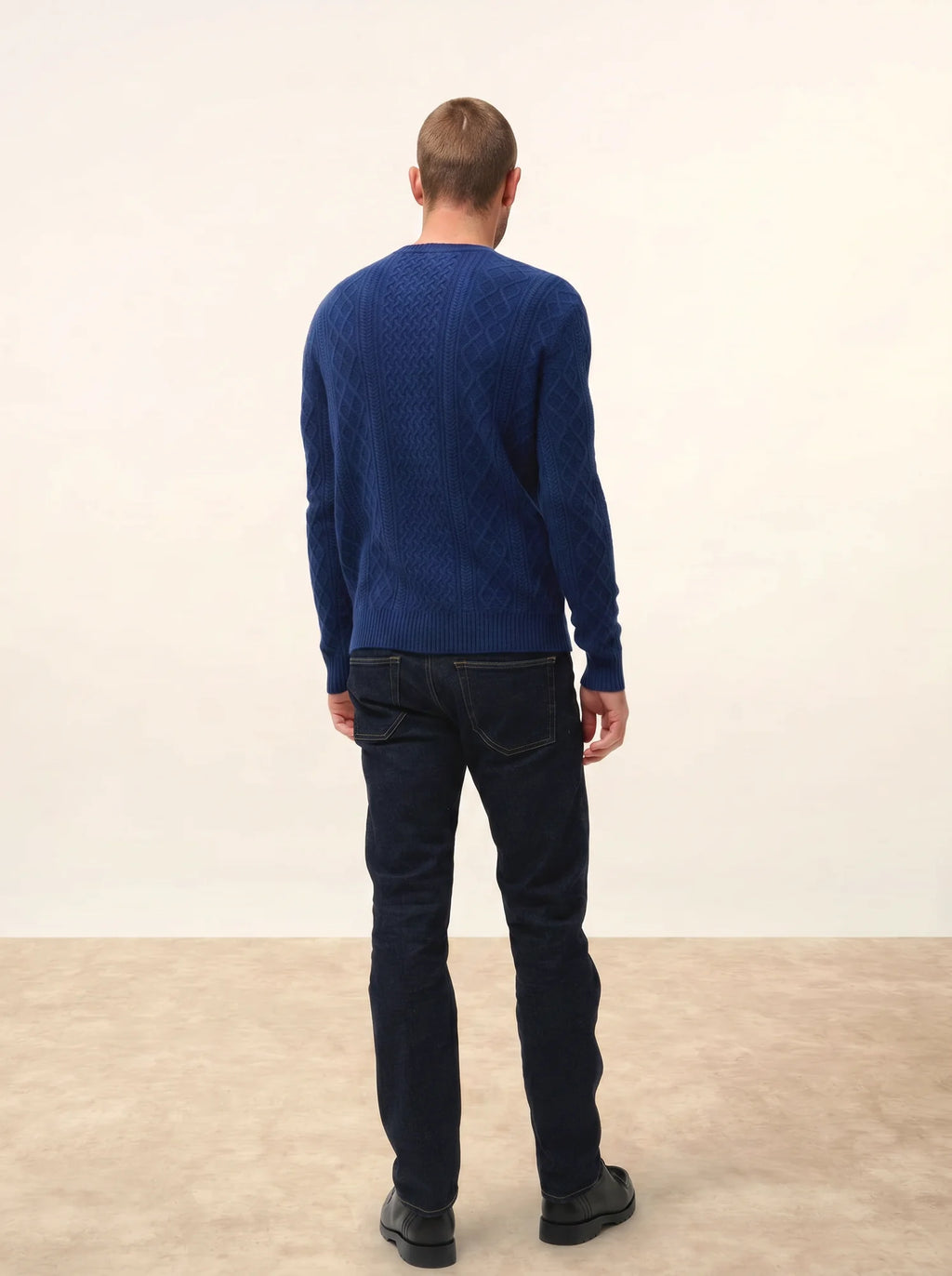 THURID pullover rundhalsausschnitt 4-fädig minuit