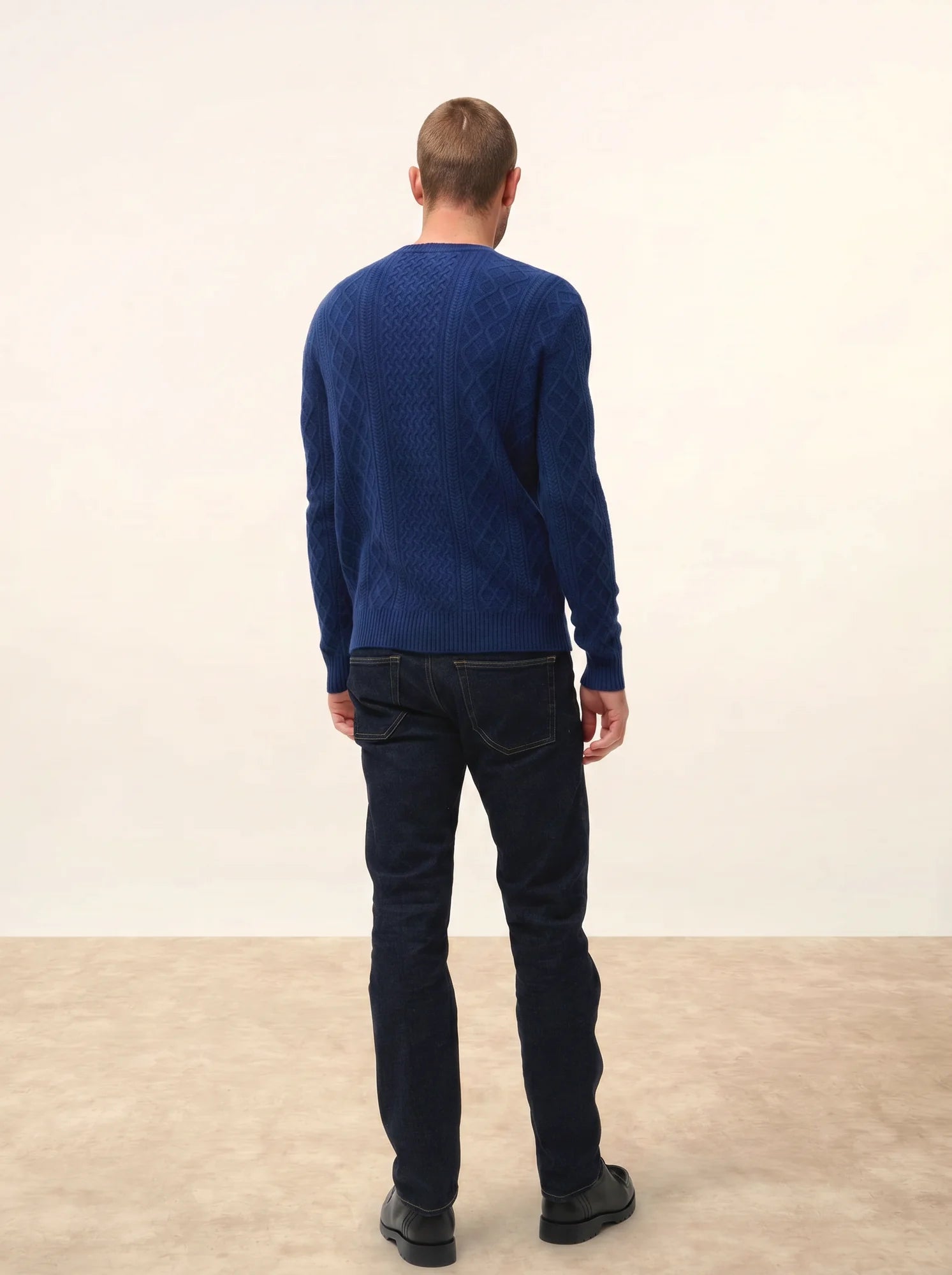 THURID pullover rundhalsausschnitt 4-fädig minuit