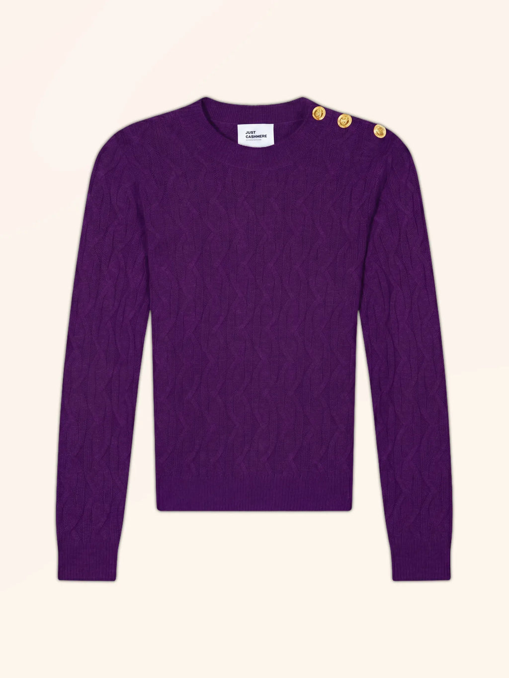 LYND pullover rundhalsausschnitt marine 4-fädig violette