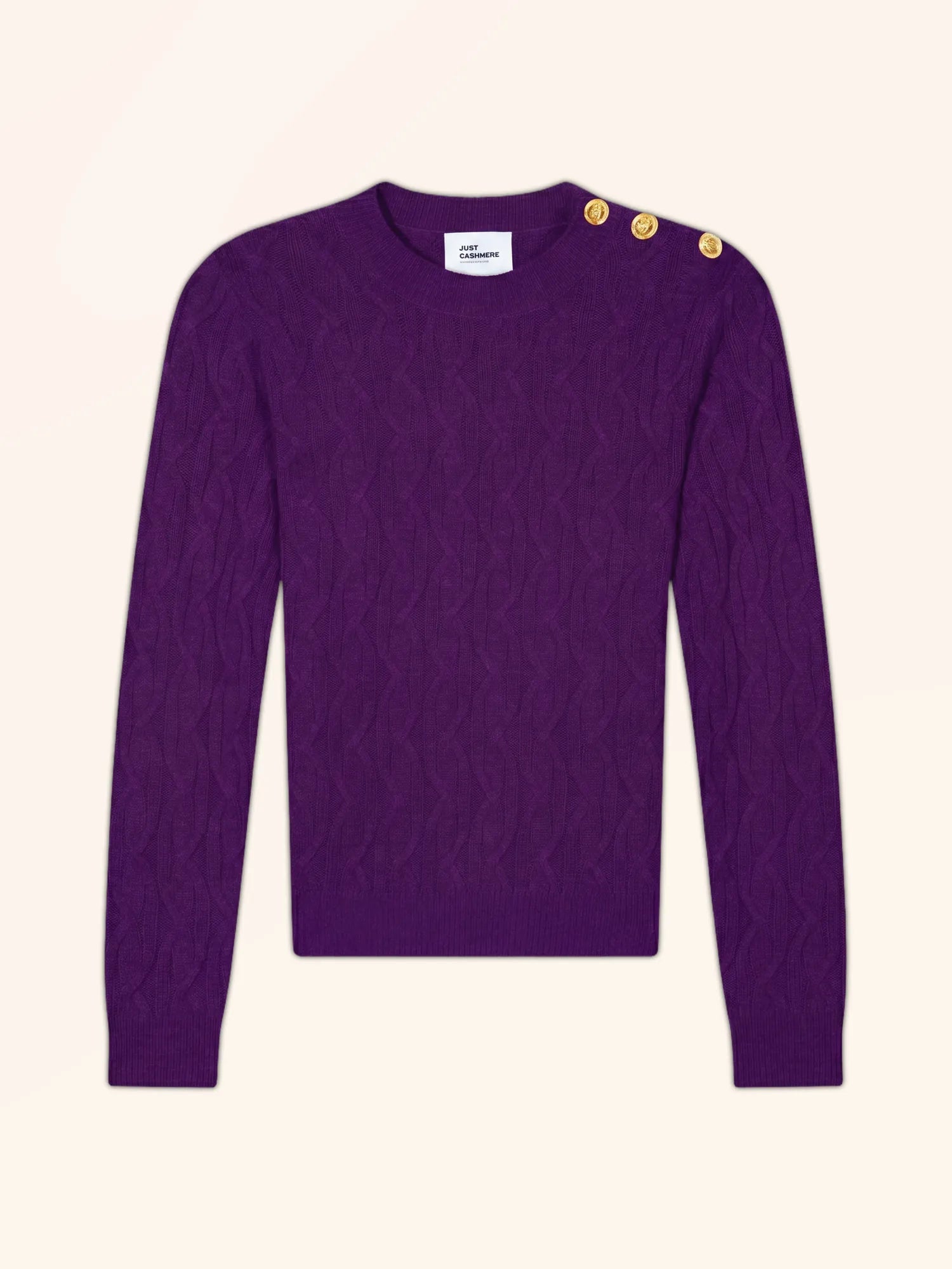 LYND pullover rundhalsausschnitt marine 4-fädig violette