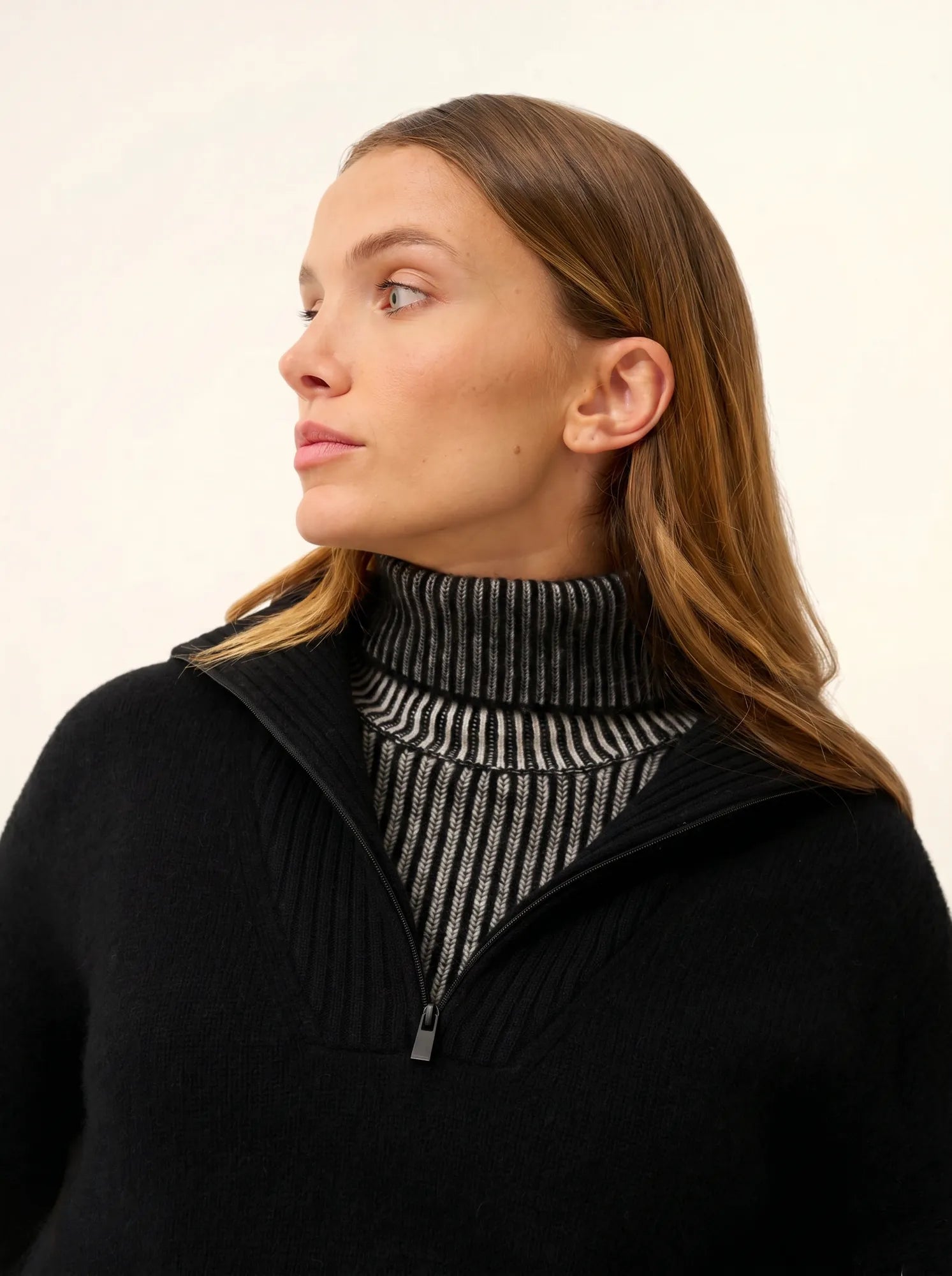 AKAR pullover dockermütze 6-fädig schwarz