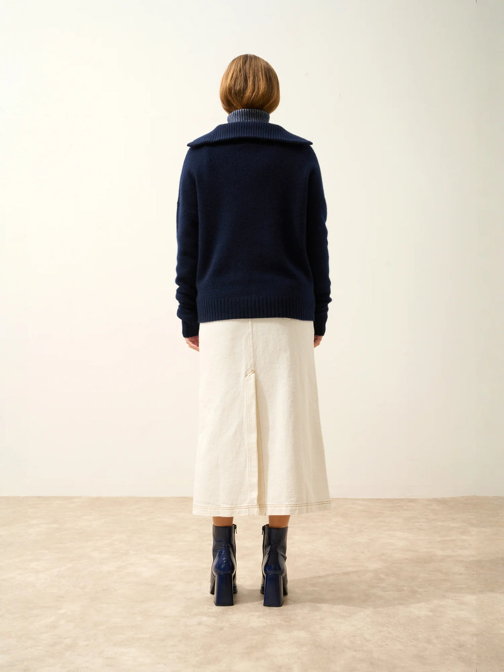 AKAR pullover dockermütze 6-fädig marineblau