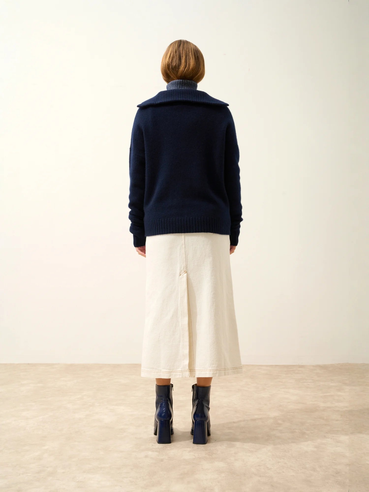 AKAR pullover dockermütze 6-fädig marineblau