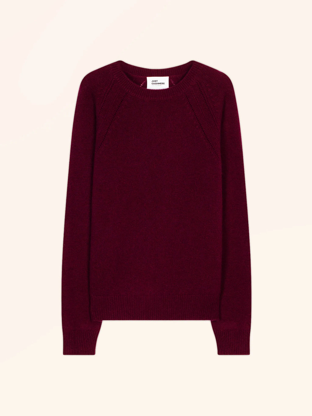 AREQUIPA pullover rundhalsausschnitt 4-fädig bordeaux