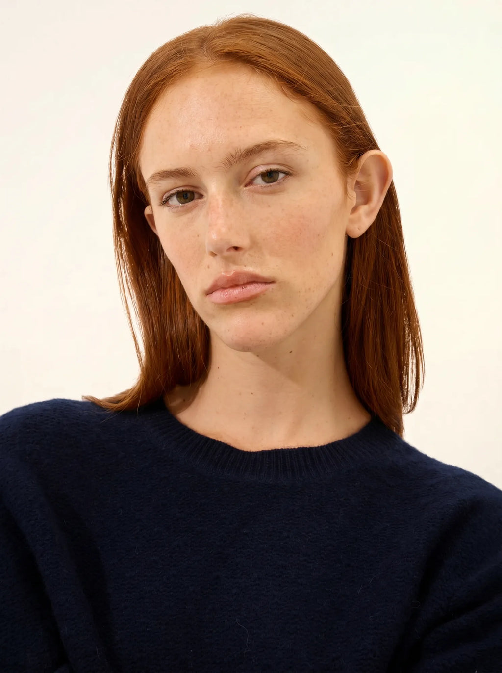 CETAN pullover rundhalsausschnitt 6-fädig marineblau