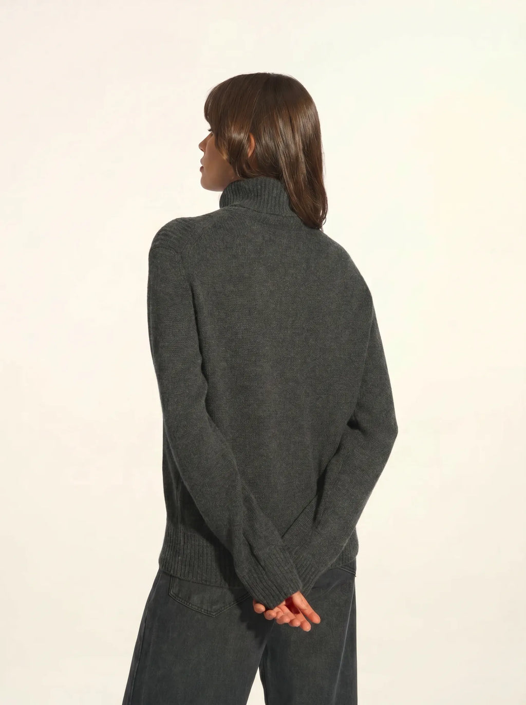 DOLMA pullover rollkragen 6-fädig carbone meliert