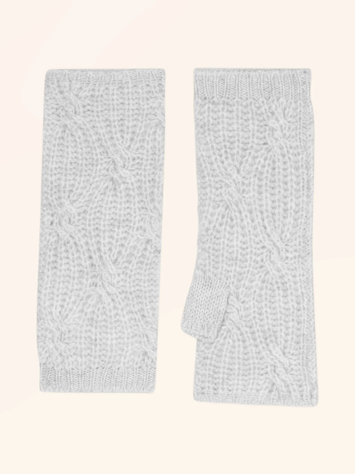 BALE mitaines 6 fils gris perle chiné