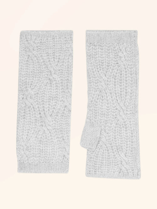 BALE mitaines 6 fils gris perle chiné