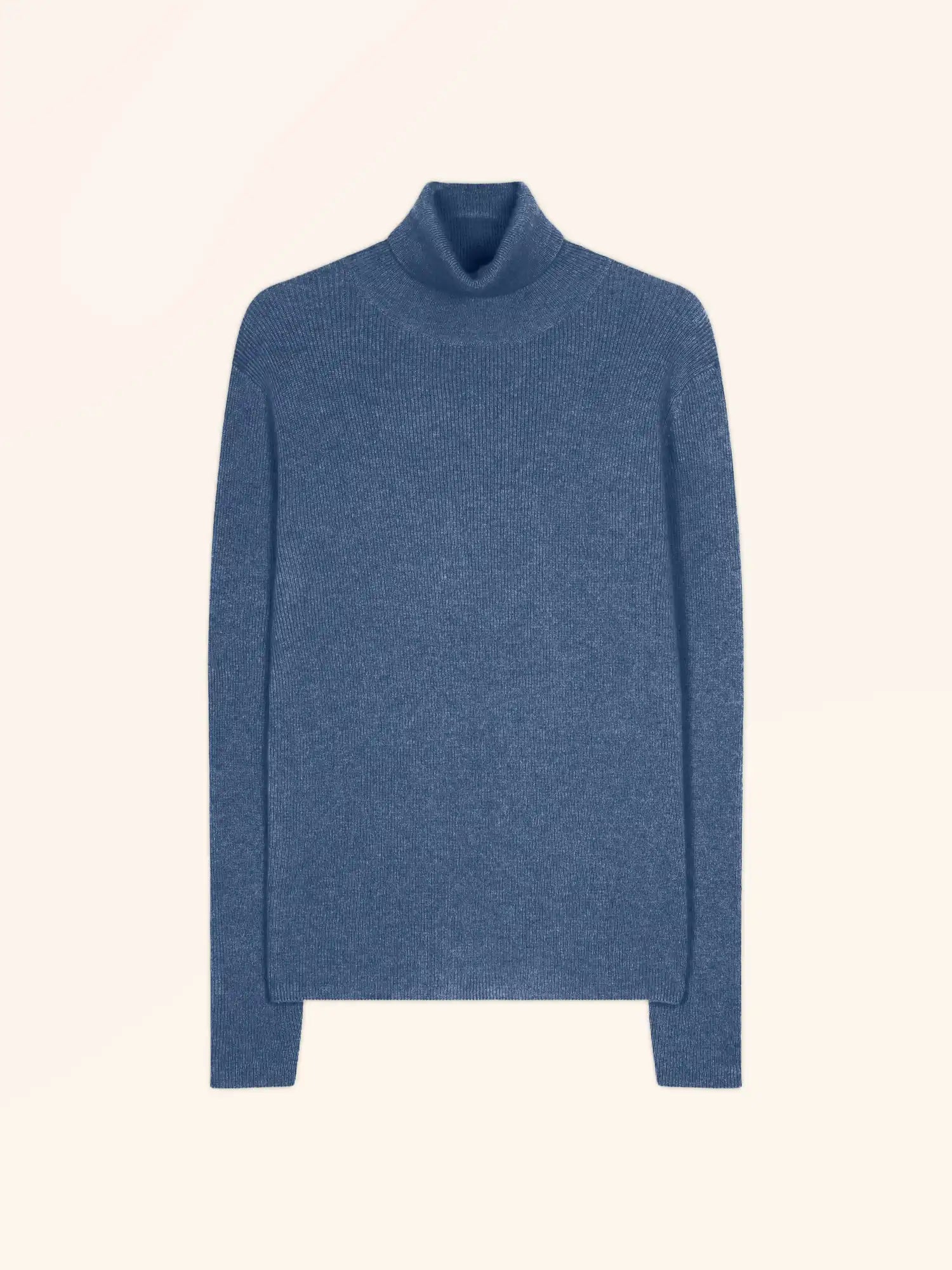 LANAIS pullover rollkragen blau denim