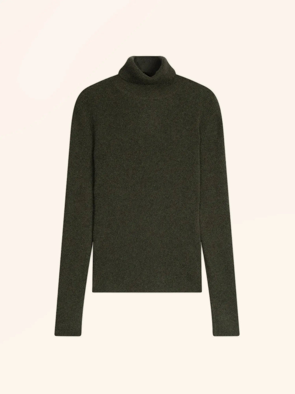 LANAIS pullover rollkragen khaki meliert