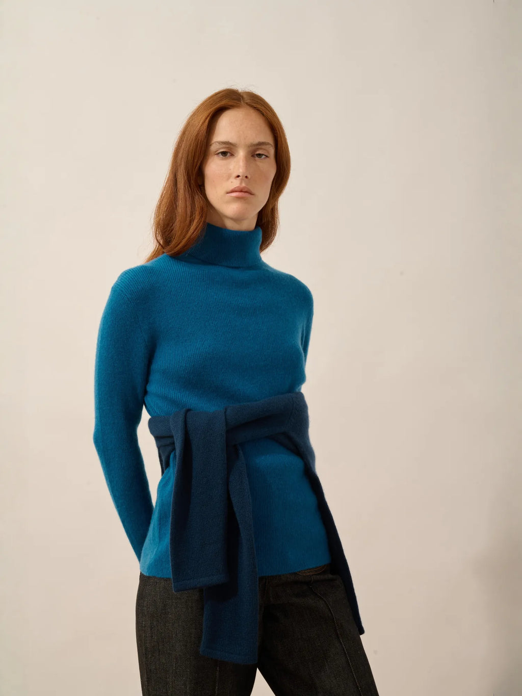 LANAIS pullover rollkragen paon