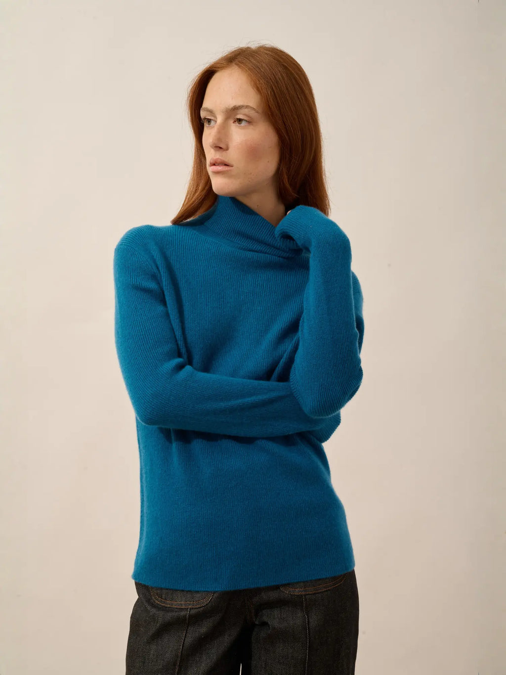 LANAIS pullover rollkragen paon