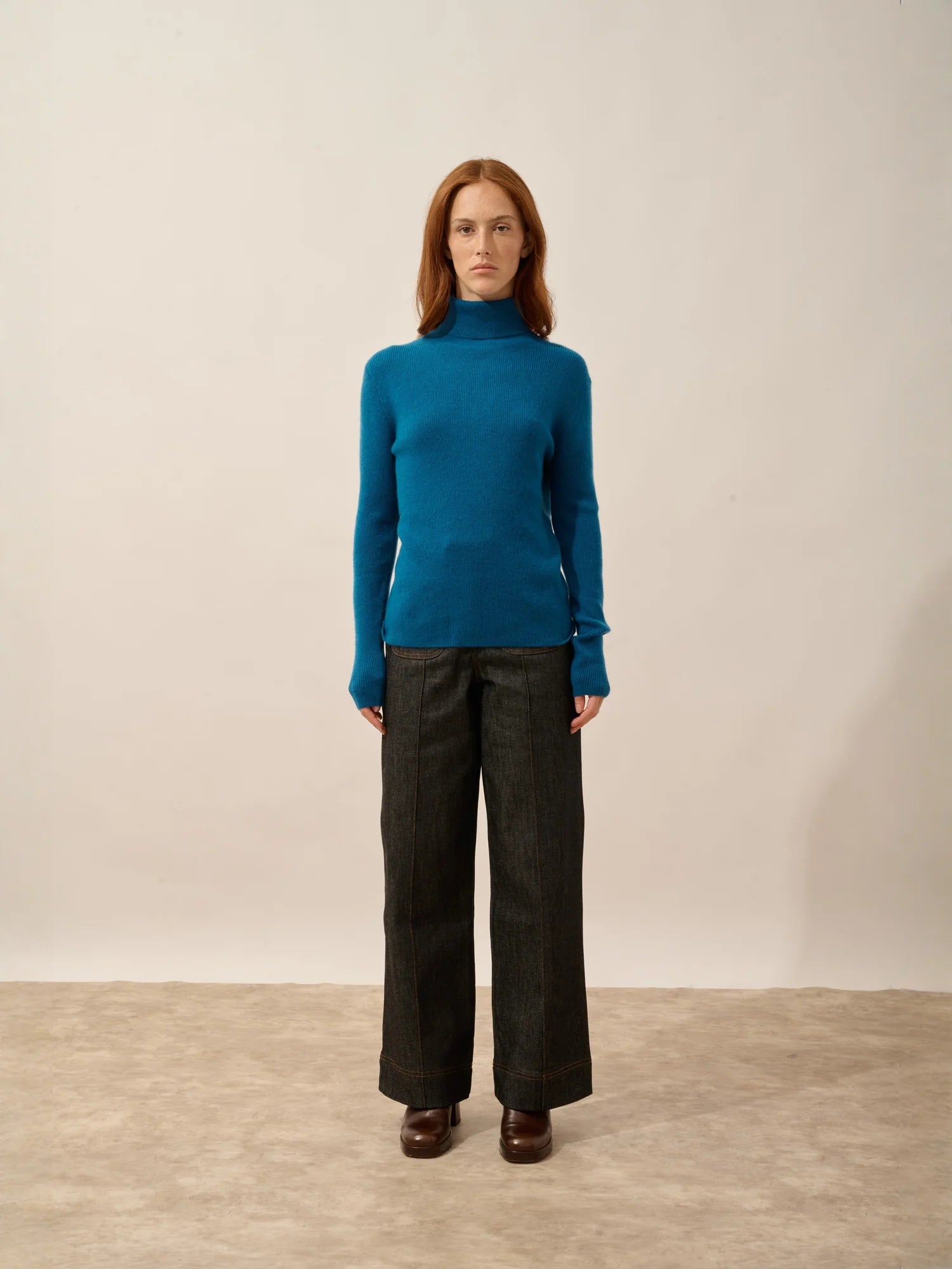 LANAIS pullover rollkragen paon