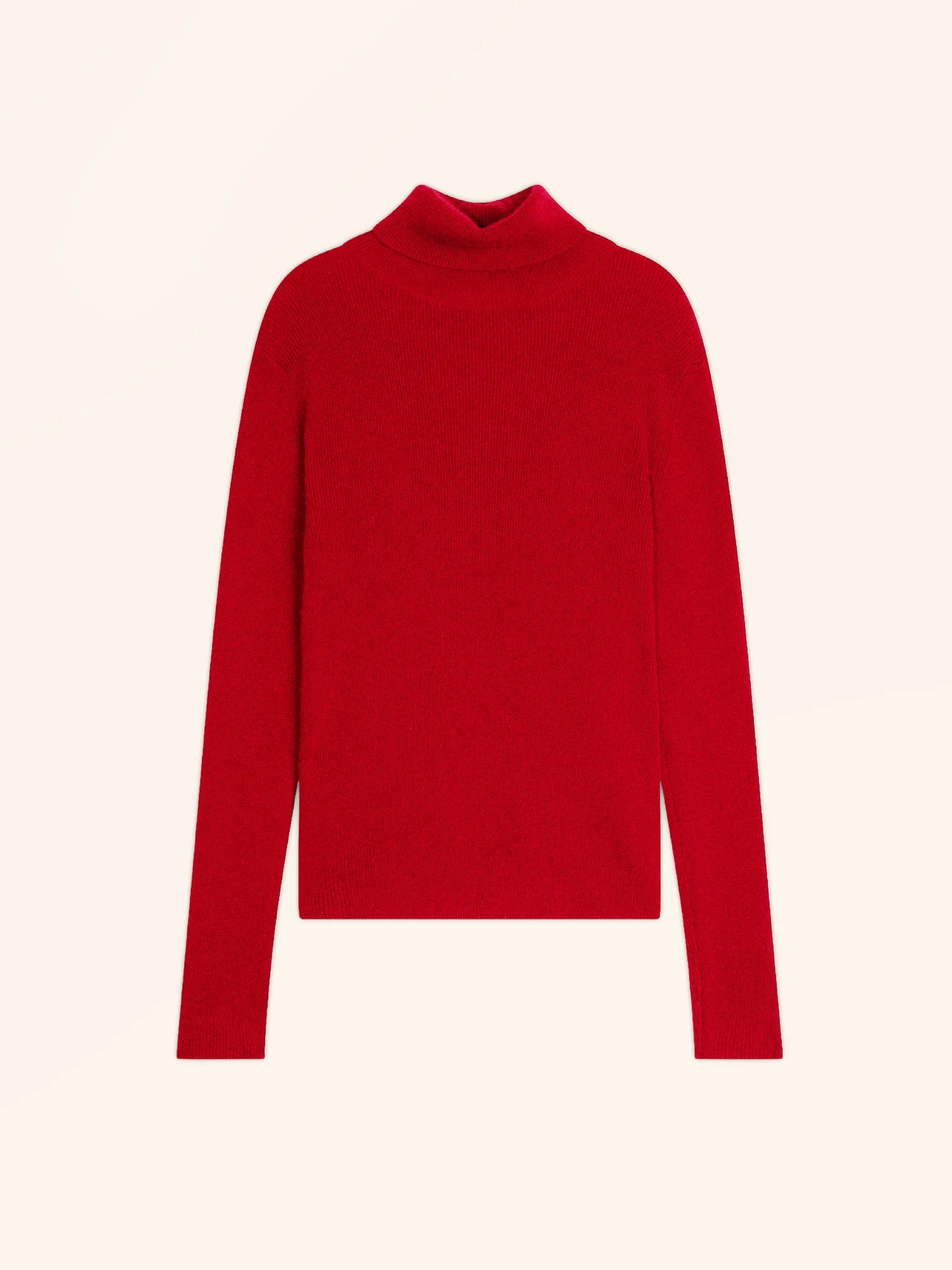 LANAIS pullover rollkragen rot