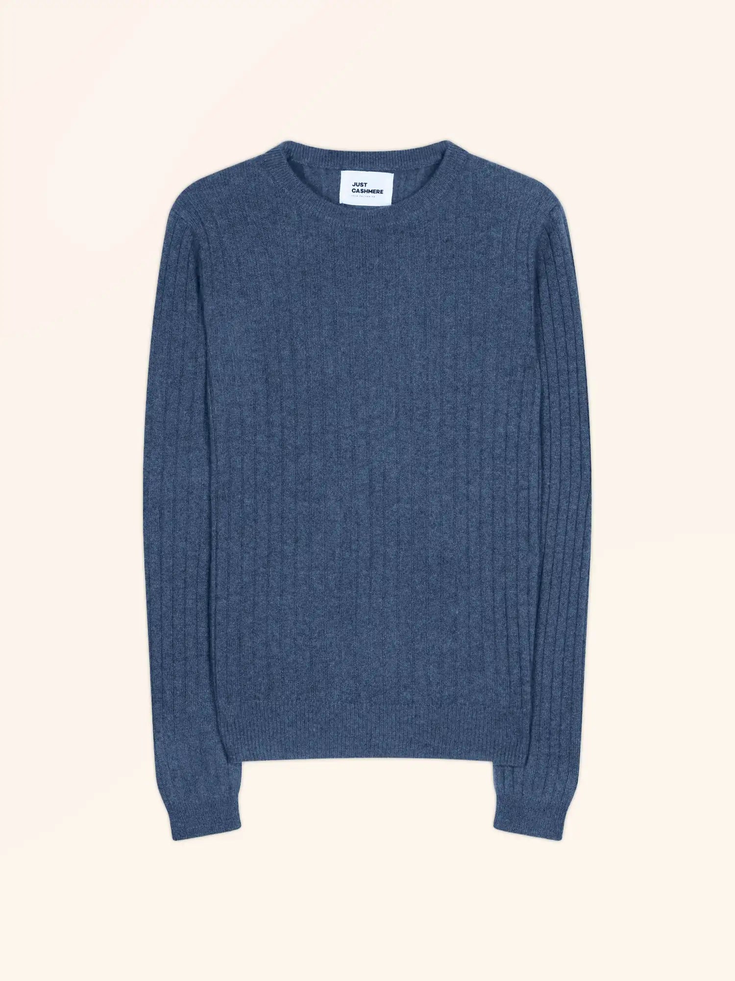 AVANA pullover rundhalsausschnitt blau denim