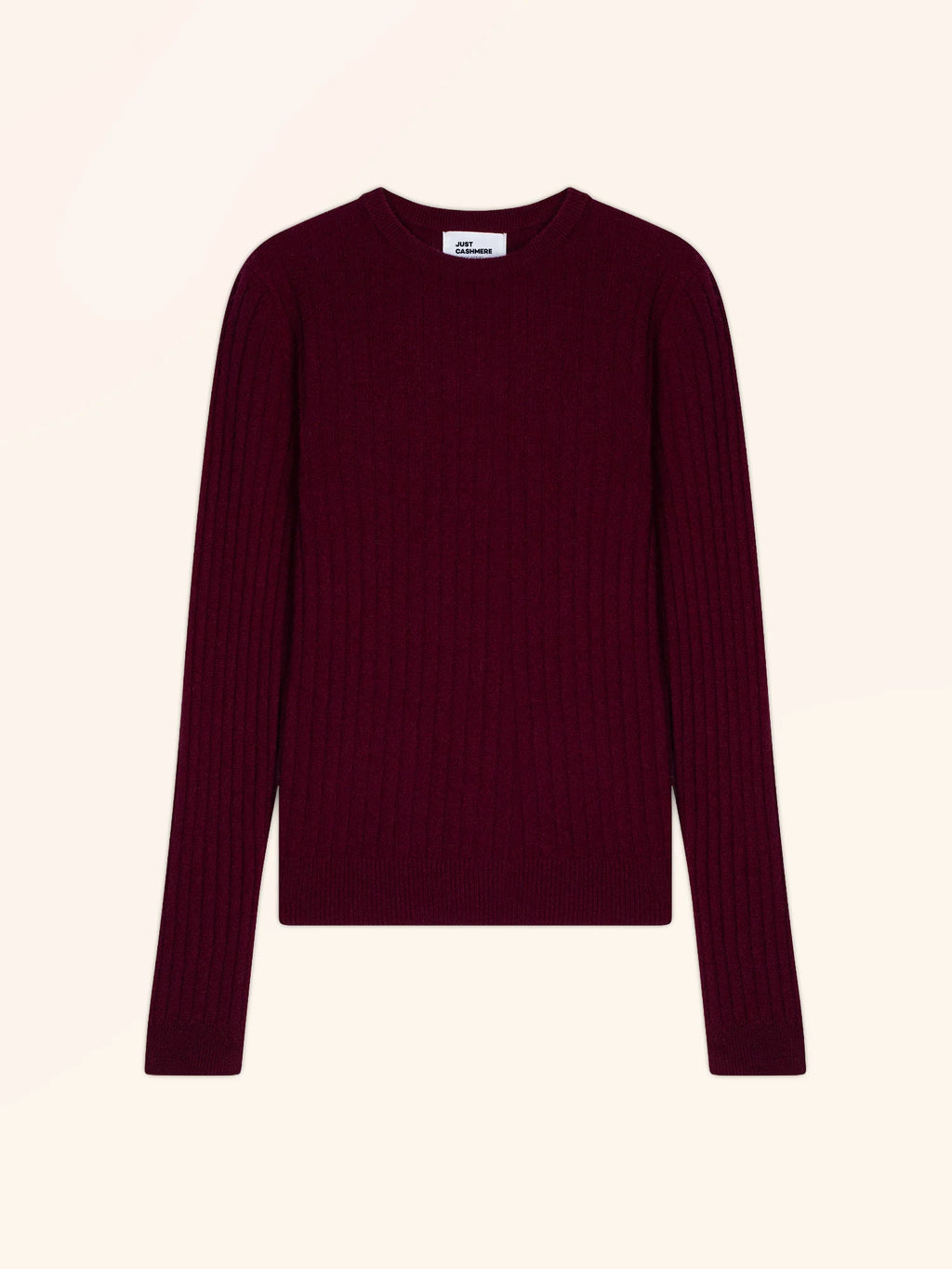 AVANA pullover rundhalsausschnitt bordeaux