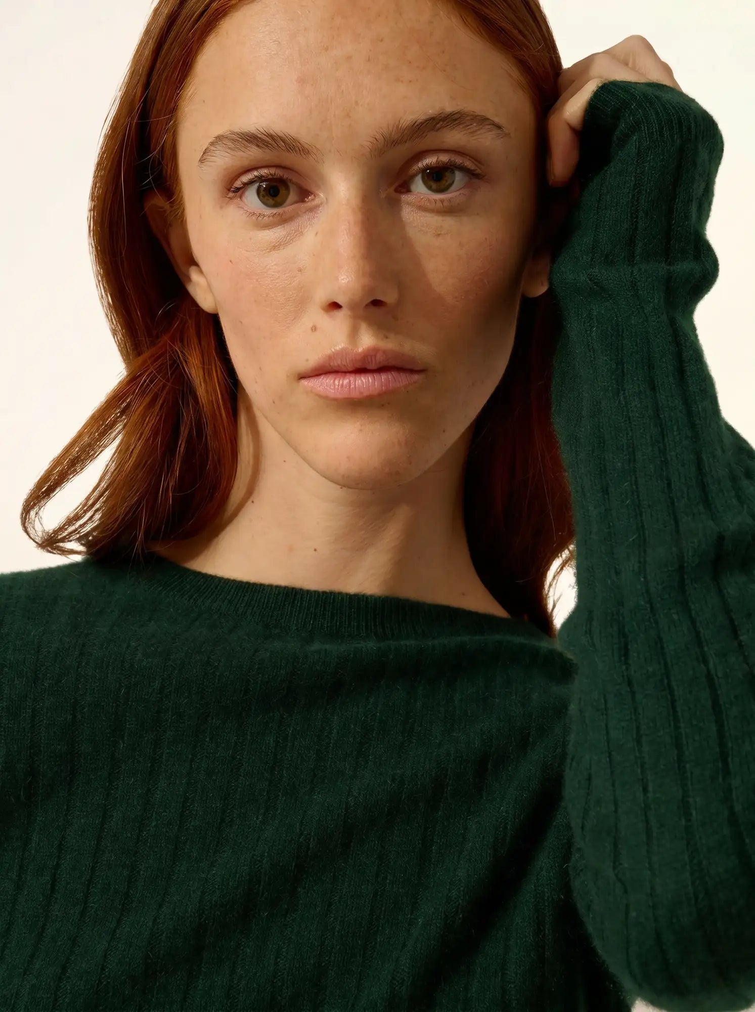 AVANA pullover rundhalsausschnitt zypresse