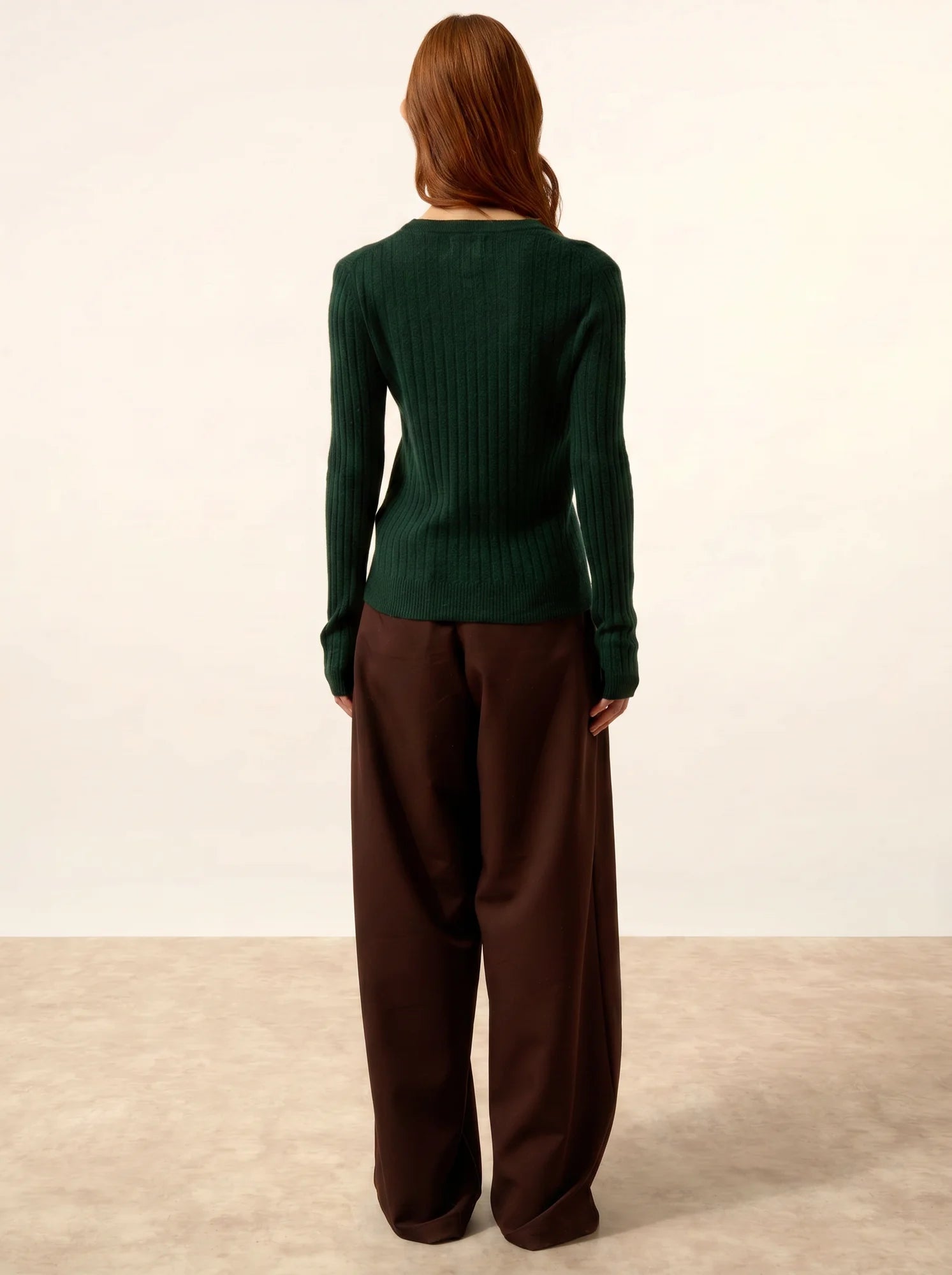 AVANA pullover rundhalsausschnitt zypresse