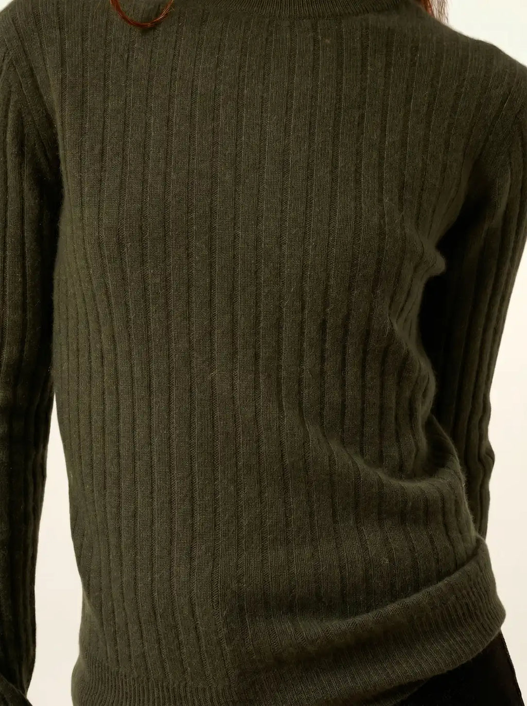 AVANA pullover rundhalsausschnitt khaki