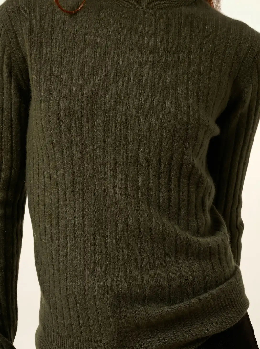 AVANA pullover rundhalsausschnitt khaki