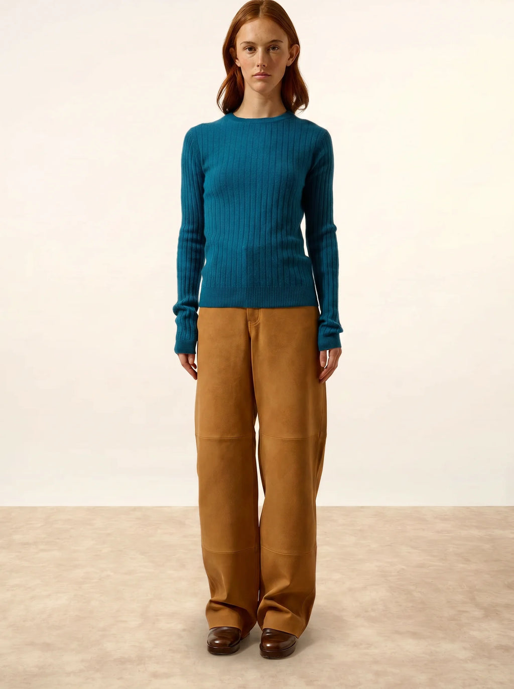 AVANA pullover rundhalsausschnitt paon