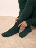 DAYAYA Socken 4-fädig Zypressengrün