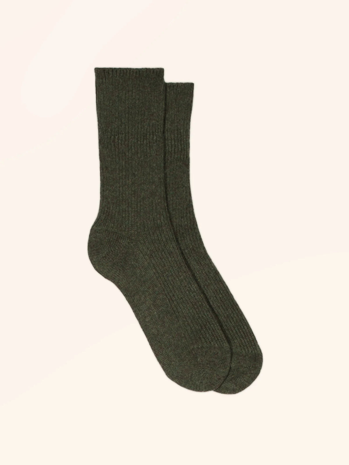 DAYAYA chaussettes 4 fils kaki chiné