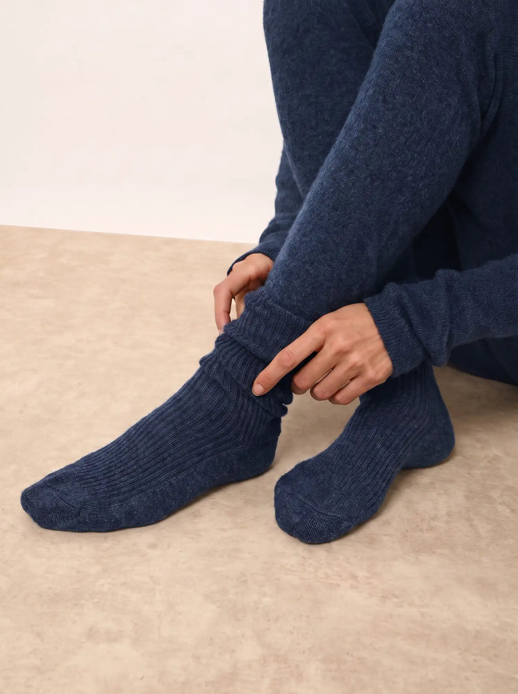 DAYAYA Socks 4 Ply Heather Ocean