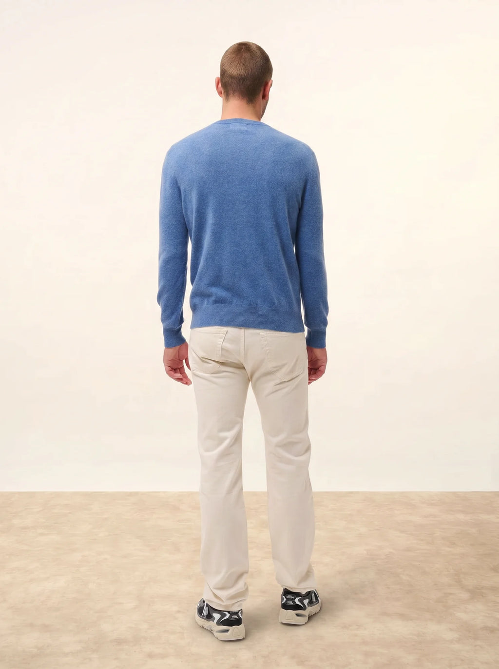 WALT pullover v-ausschnitt blau denim